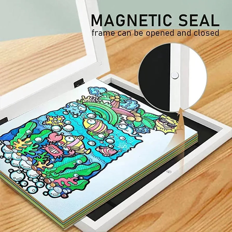 Kids Art Display Frame Box