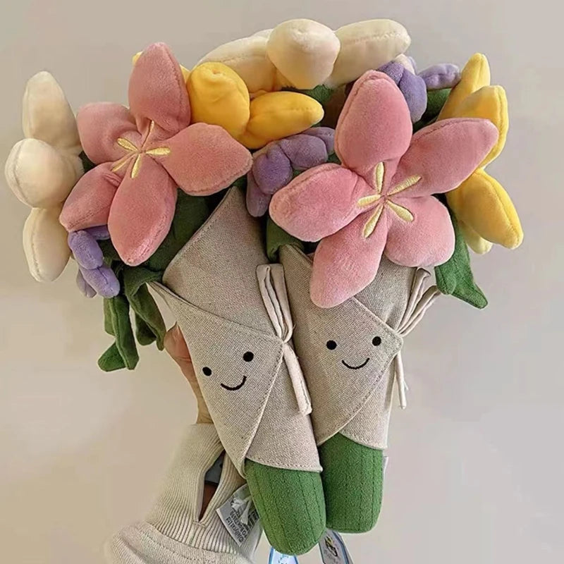Huggable Plush Flower Bouquet